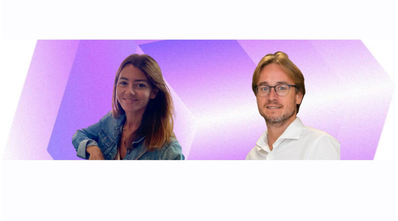 De izq a dcha, Lola Martínez y Jordi Morral, CEO y co-founder de Hexagon Publicidad