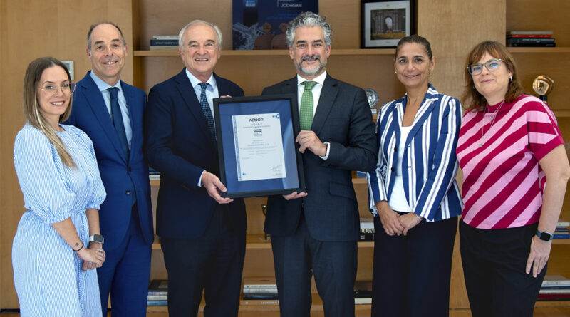 JCDecaux obtiene la certificación de Igualdad de Género de AENOR