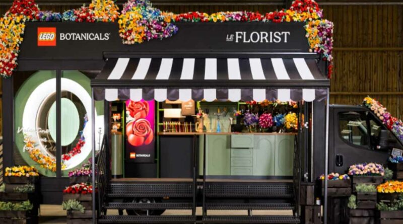 Le Florist Truck, una floristería sobre ruedas repleta de coloridas flores de la colección Lego Botanicals